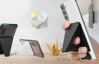 Beak origami inspired multifunctional phone stand