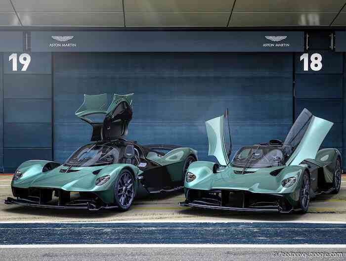 Aston Martin Valkyrie Spider unveiled at Monterey Car Week (Video)