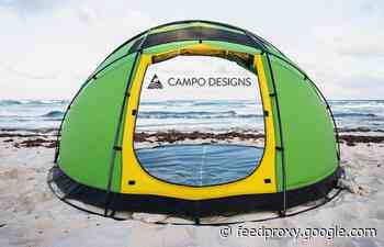 Escape M4 tent opens with a fully retractable canopy