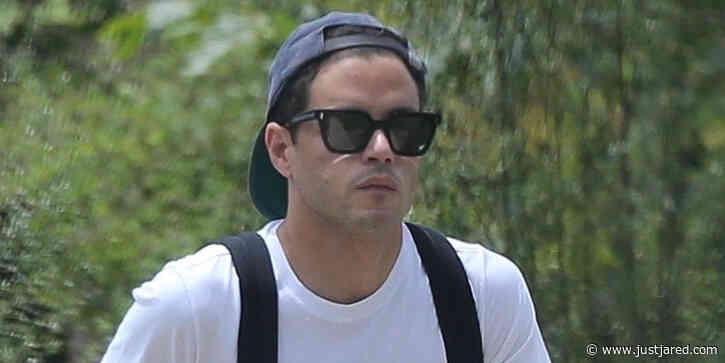 Rami Malek Makes His Way to Another Private Tennis Lesson