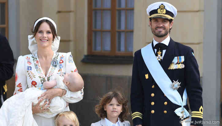 Sweden's Prince Carl Philip & Princess Sofia Pose for Family Photos at Their Son Julian's Baptism