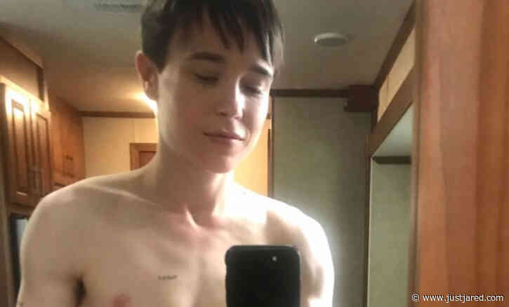 Elliot Page Shares New Shirtless Selfie to Kick Off the Weekend: "TGIF!'