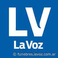 De Los Santos, María Vicenta Erramuspe D - La Voz del Interior