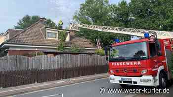Wohnhausbrand in Lilienthal: Drei Ortswehren bekämpfen Feuer - WESER-KURIER - WESER-KURIER
