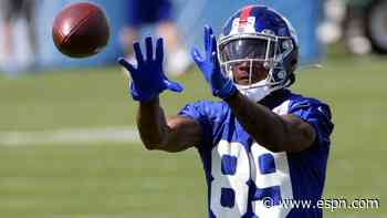 Unspecified injury keeps Giants' Toney from game