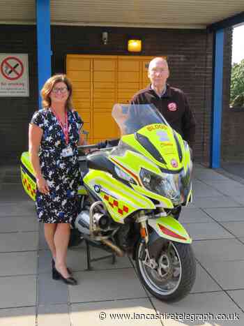 Blood bikers celebrate big milestone for helping people