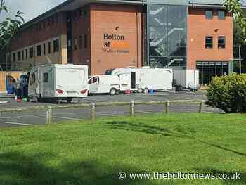 Travellers move in on Bolton at Home site