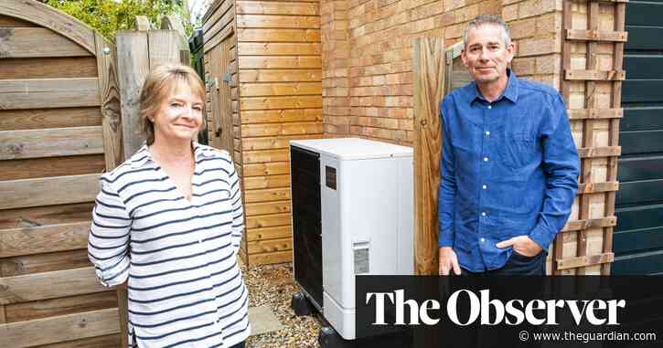 At home with a heat pump: ‘It makes hot water when it’s freezing outside’