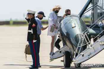 Jill Biden wears medical boot after foot injury in Hawaii - Associated Press