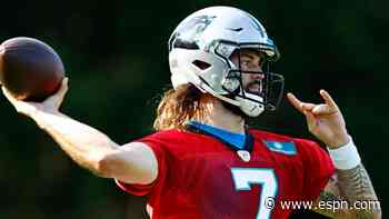 Will Grier has 'rally hair' and the focus it may take to be Panthers' backup QB