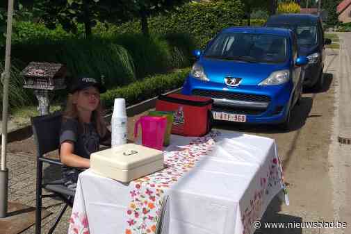 Wolf (9) verkoopt zelfgemaakte limonade voor goed doel