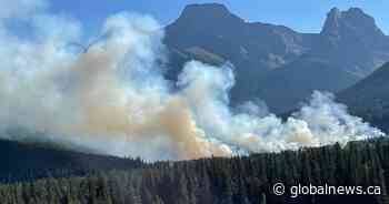 Human caused wildfire near Canmore under control, crews keeping watch over hotspots