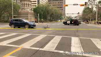 Cyclist injured in downtown Calgary crash | CTV News - CTV Toronto