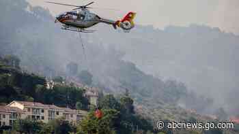 Hundreds are evacuated as tinderbox Spain tackles wildfires