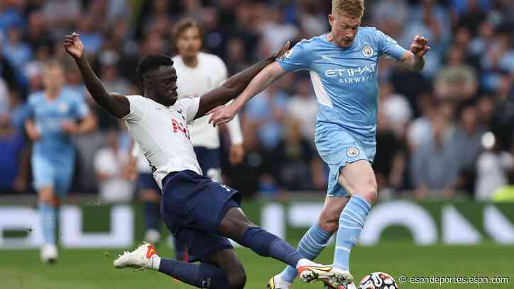 Destacada actuación de Dávinson Sánchez en el triunfo del Tottenham sobre el vigente campeón Manchester City - ESPN Deportes