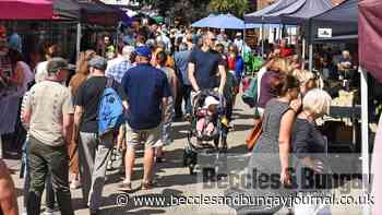 Smiling faces at Beccles Food and Drink Festival 2021 - Beccles & Bungay Journal