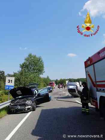 Incidente stradale a Prato Sesia, nello schianto una delle due auto si è ribaltata - NewsNovara.it