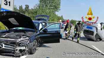 Incidente a Prato Sesia: schianto tra due auto sulla Provinciale della Valsesia - NovaraToday