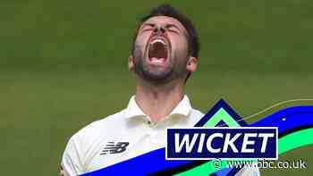 England v India: Mark Wood dismisses KL Rahul early on day four