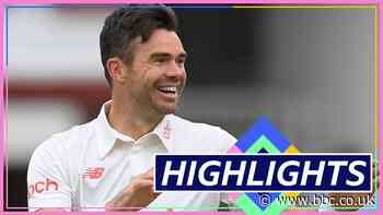 England v India: James Anderson leads fightback but late wicket dents England