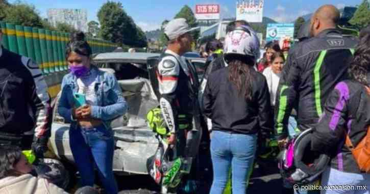 Por accidente en la México-Cuernavaca, cierran salida de autopista de Tlalpan - Expansión Política