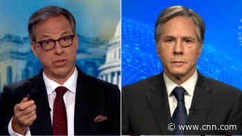 'You keep changing the subject': Tapper presses Blinken on Biden decision