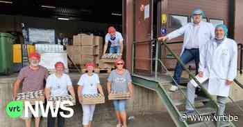 Uitbater mobiele frituur uit Herne brengt voedsel naar rampgebied Wallonië: "7000 potjes pudding, pasta, eieren, koffie, ..." - VRT NWS