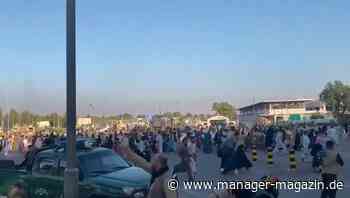 Kabul: Dramatische Szenen auf dem Flughafen