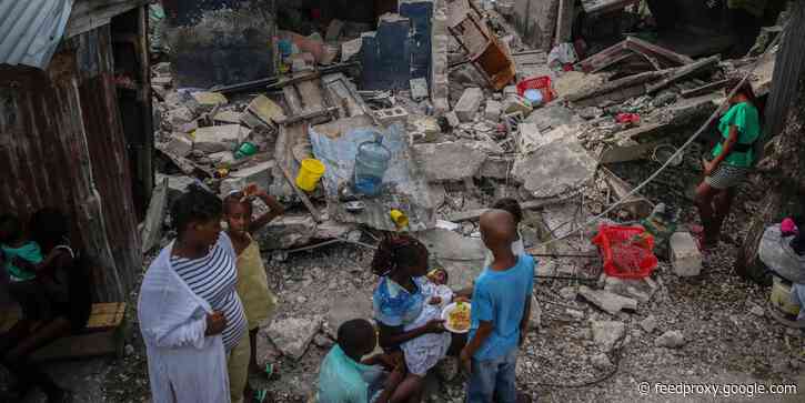 1,297 are dead and 5,700 injured after a 7.2-magnitude earthquake - more powerful than the catastrophic quake of 2010 - hit Haiti
