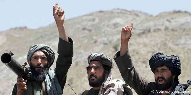 First images of the Taliban celebrating victory as Kabul capitulates