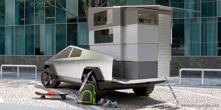A $50,000 camper that turns the Tesla Cybertruck into an RV has hit $80 million in pre-orders - see inside