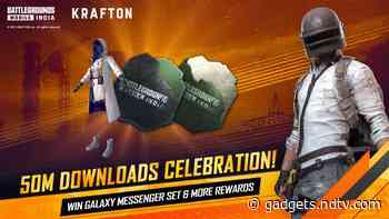 Battlegrounds Mobile India Crosses 50 Million Downloads, Players Rewarded With Galaxy Messenger Set Outfit
