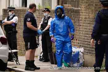 Brixton: Bio-hazard police gear raid property for drugs