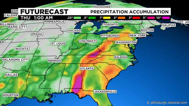 Pittsburgh Weather: Wet Start To The Week