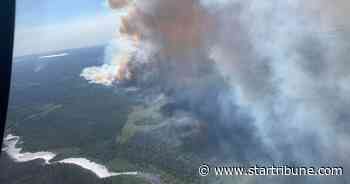 U.S. Forest Service monitoring wildfire in Superior National Forest