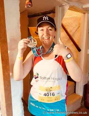 Laura Lenaughan has rollercoaster of emotion in trek for Bolton Hospice - The Bolton News