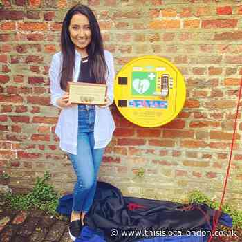 Fundraiser gets defibrillator installed in Canons Park, Harrow