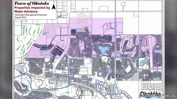 Okotoks issues mandatory outdoor watering ban, boil water advisory as leak hinders reservoir supply