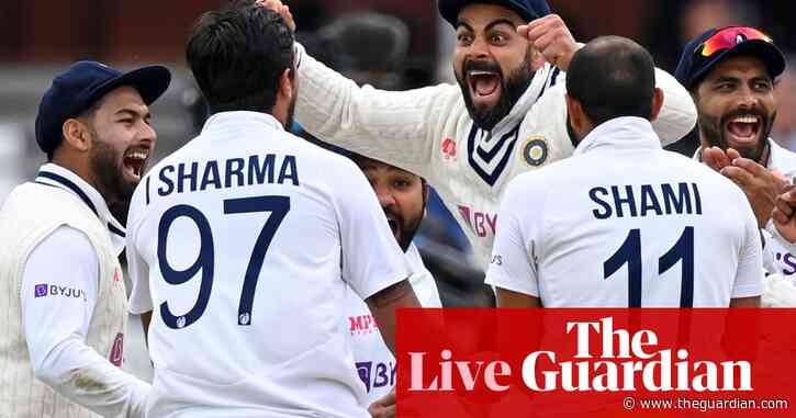 England in trouble on fifth day of second Test against India – live!
