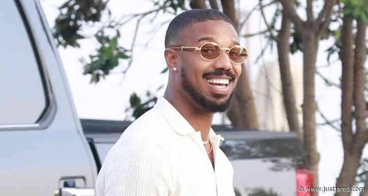 Michael B. Jordan is All Smiles Grabbing Lunch with Friends at Nobu