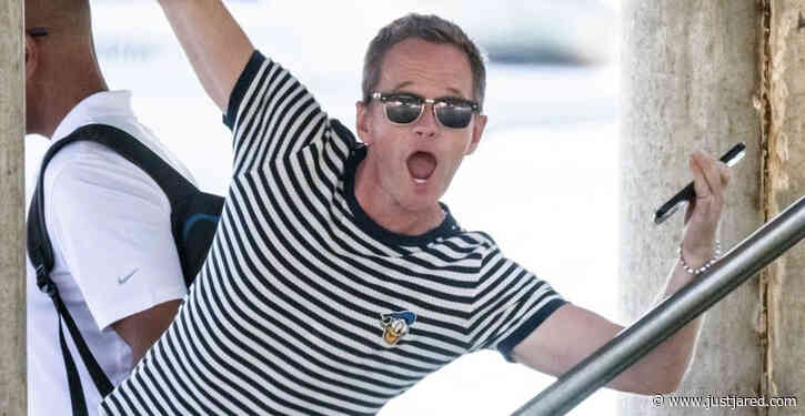 Neil Patrick Harris Goofs Off for the Cameras on Vacation in Italy!