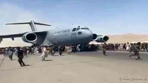 7 killed in Kabul airport chaos as Taliban patrols capital