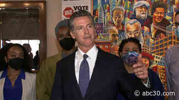 LIVE: Gov. Newsom make 'Vote No' campaign stop in San Jose