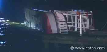 Lake Conroe party boat with 53 passengers capsizes, leaving one dead