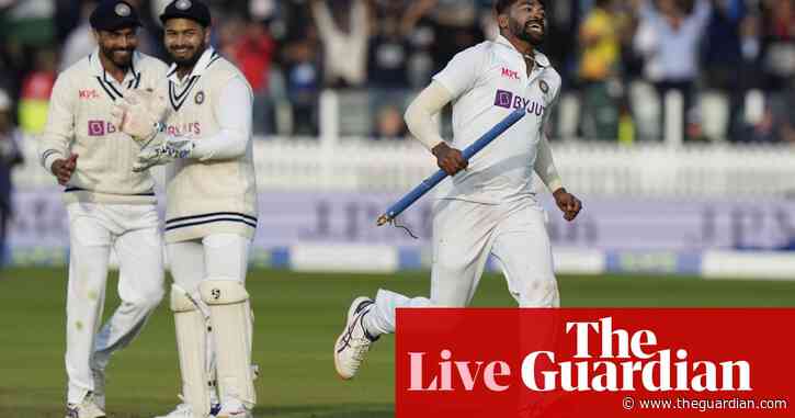 India win second Test against England by 151 runs – as it happened