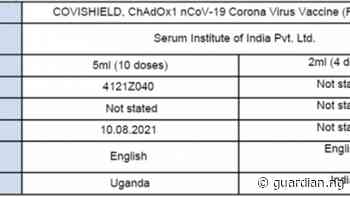Coronavirus – Africa: Medical Product Alert N°5/2021: Falsified COVISHIELD vaccine - Guardian