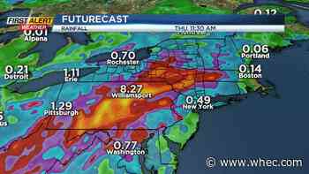 First Alert Weather: Increasing humidity means an increasing chance of rain
