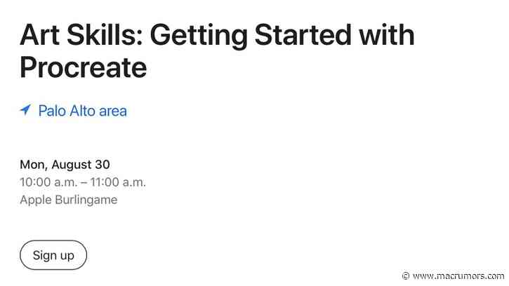 Apple Planning to Bring Back Some In-Person 'Today at Apple' Classes Starting on August 30