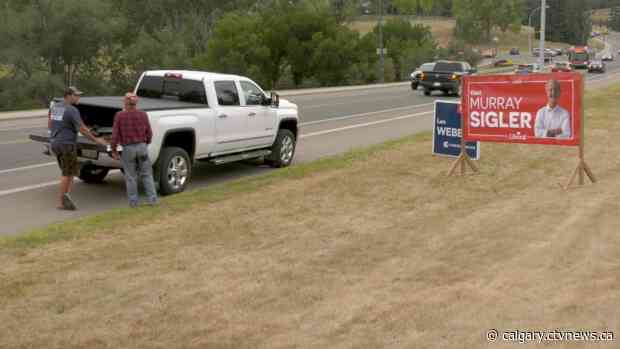 Calgarians set to deal with double dose of election campaigning
