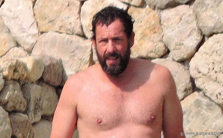 Adam Sandler Goes Shirtless During a Beach Day in Spain